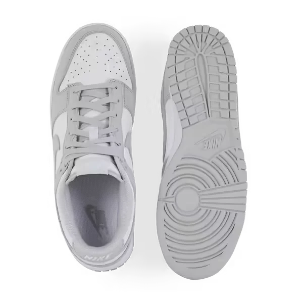 NIKE DUNK LOW GREY FOG - BLANC/GRIS